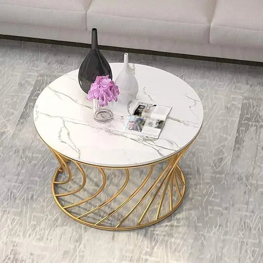 Modern Multi-Functional Coffee Side Table Metal Legs Metal Cocktail Center Table Living Room Furniture Luxury
