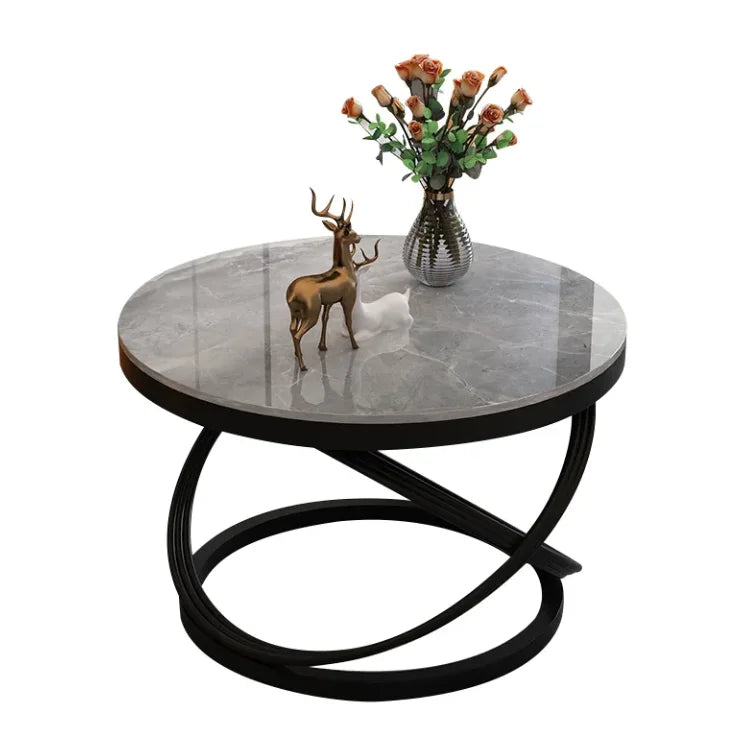 Small Coffee Table 2026 New Light Luxury Simple Small Apartment Living Room Coffee Table Round Table