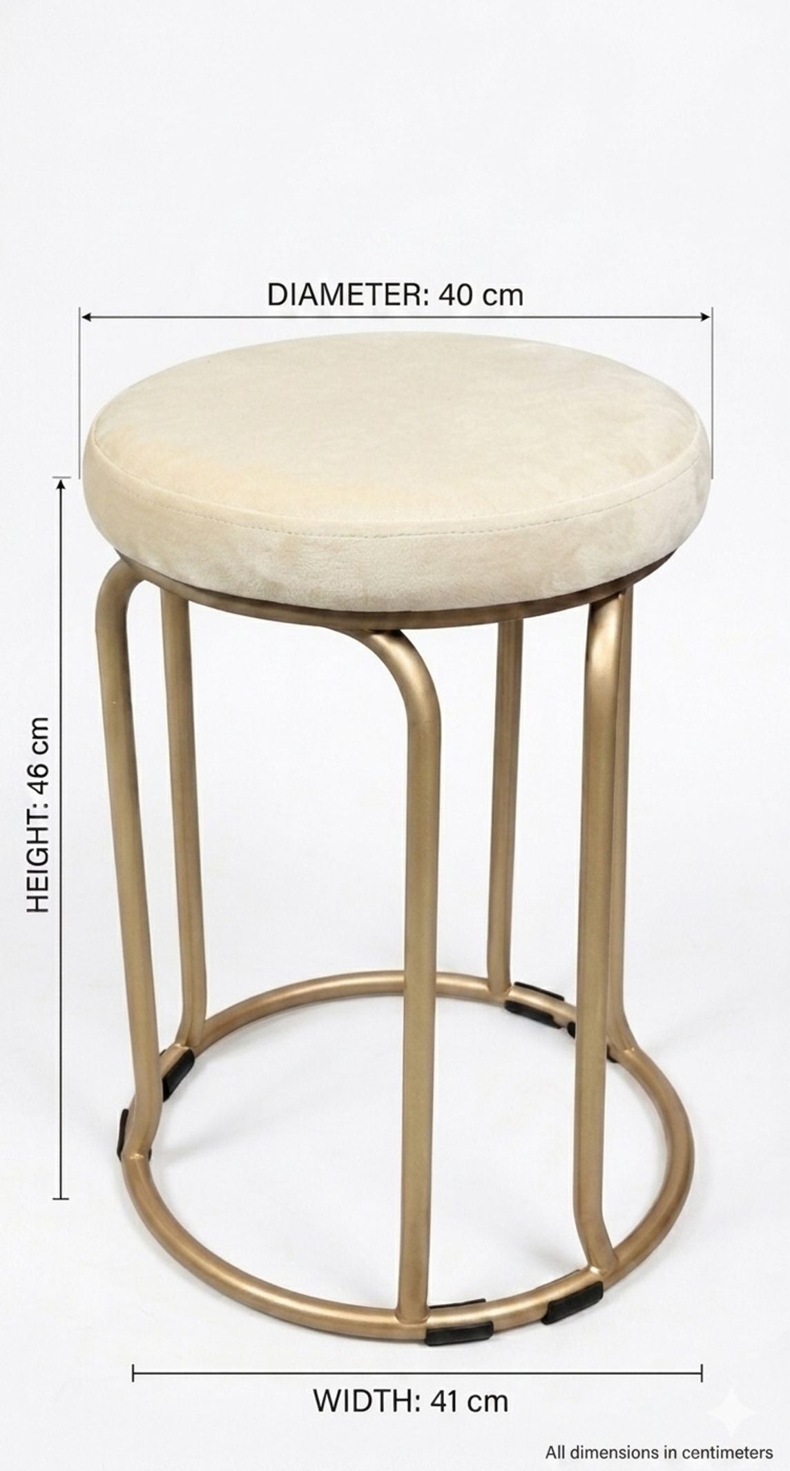 The Merchant Store Industrial Style Metal Bar Stool with Backrest