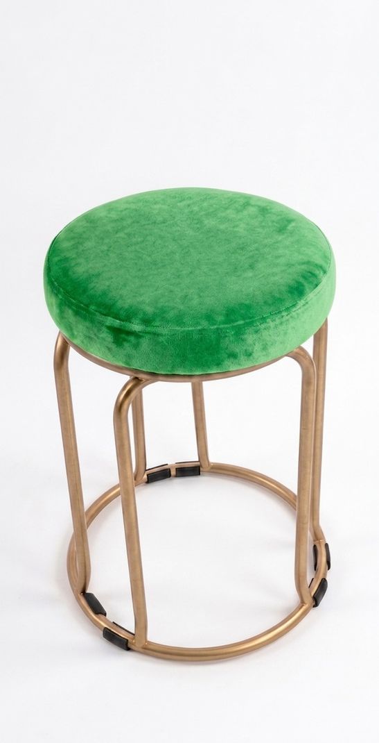 The Merchant Store Industrial Style Metal Bar Stool with Backrest