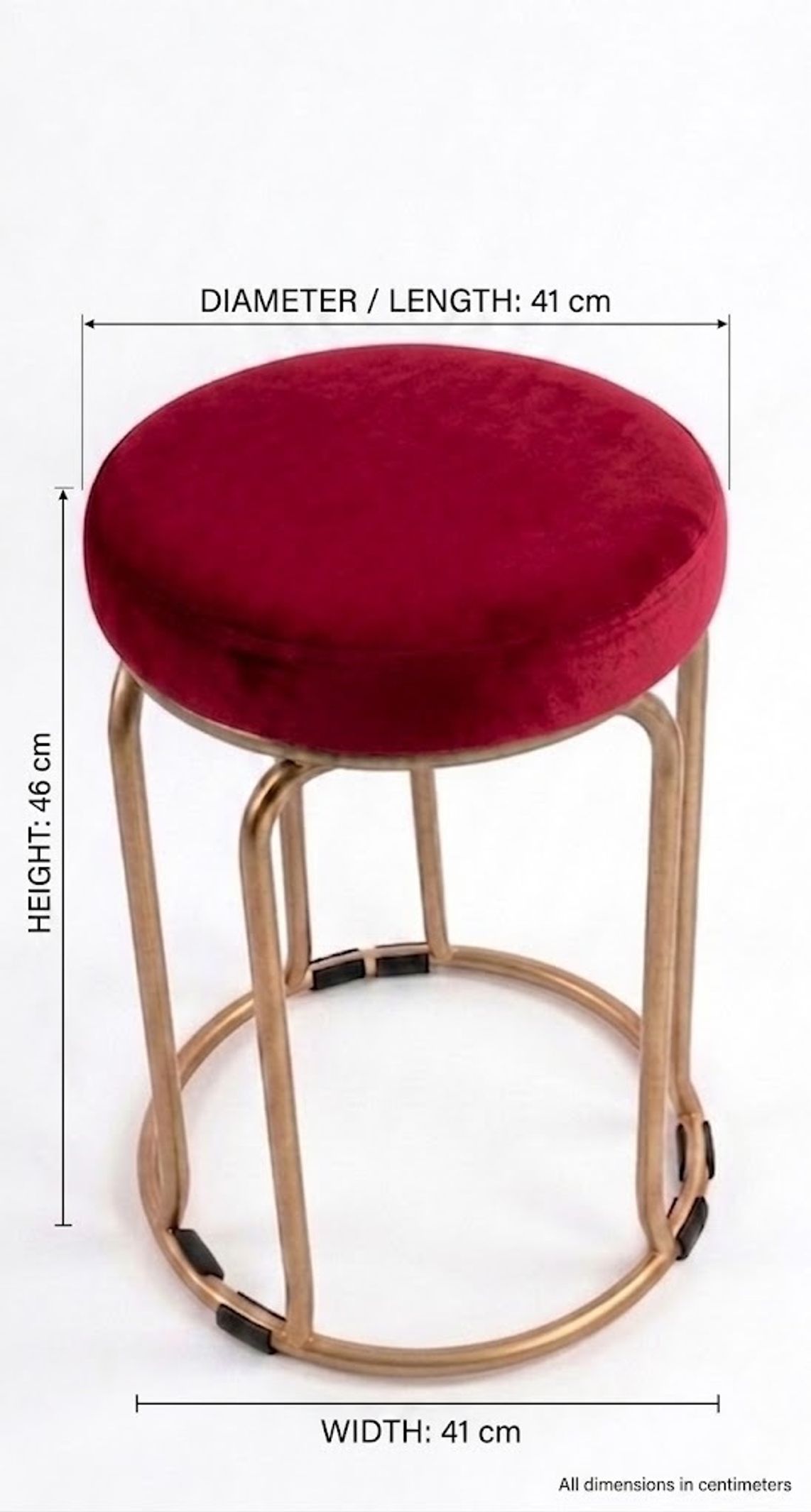 The Merchant Store Industrial Style Metal Bar Stool with Backrest