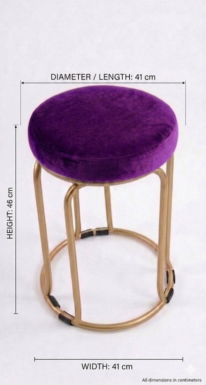 The Merchant Store Industrial Style Metal Bar Stool with Backrest