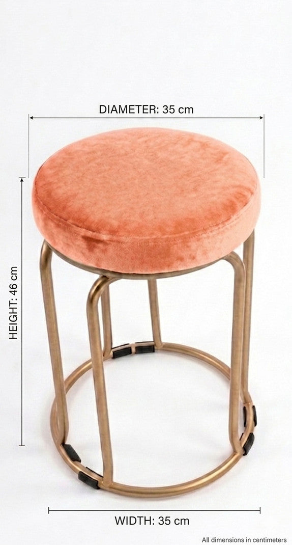 The Merchant Store Industrial Style Metal Bar Stool with Backrest