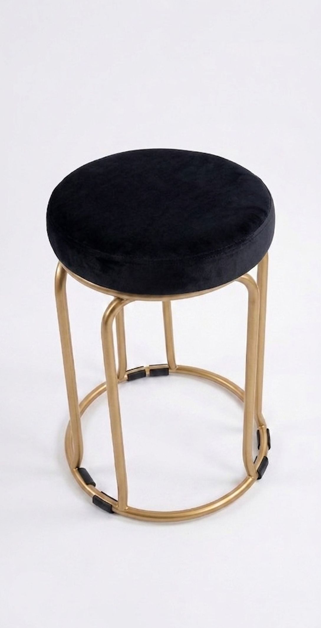 The Merchant Store Industrial Style Metal Bar Stool with Backrest