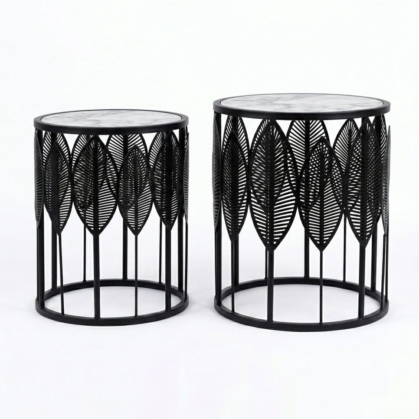 The Merchant Store Laser Cut Design Modern Premium Metal Coffee Table