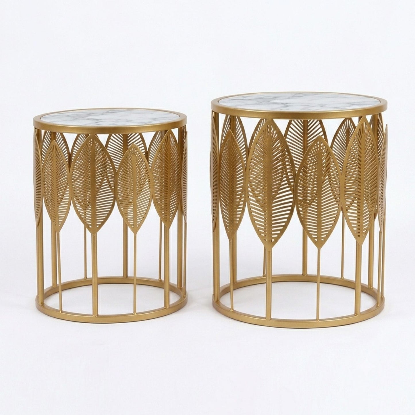 The Merchant Store Laser Cut Design Modern Premium Metal Coffee Table