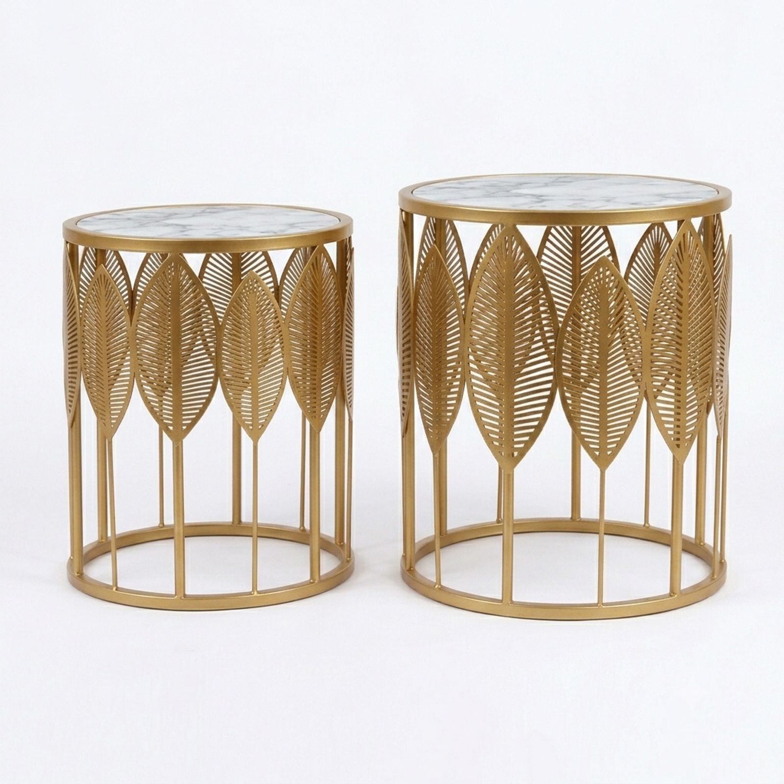 The Merchant Store Laser Cut Design Modern Premium Metal Coffee Table