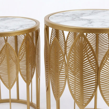 The Merchant Store Laser Cut Design Modern Premium Metal Coffee Table