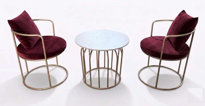 The Merchant Store Table and Chair sets for balcony,indoor Metal Outdoor Chair