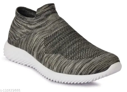 MRJ1368 Men's Grey Mesh Running/walking/Gym/Hikking Sport Shoes