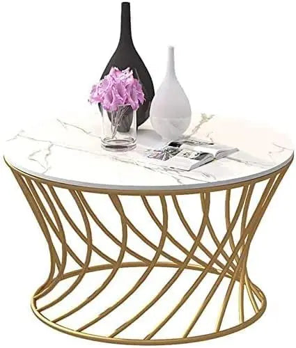 Modern Multi-Functional Coffee Side Table Metal Legs Metal Cocktail Center Table Living Room Furniture Luxury