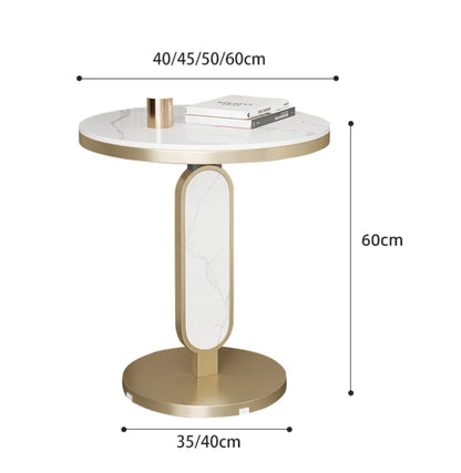 Modern Luxury Round Glass Top Coffee Table