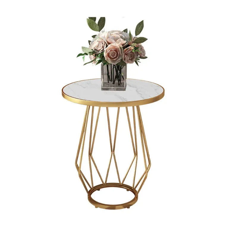 Coffee Table Gold Book Bed Bedside Small Sofa Accent Side Set Gold Living Room Furniture Modern Luxury Marble Coffee End Table