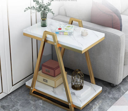 Side Table Movable Small Coffee Table Simple Modern Living Room Sofa Side Cabinet Creative Side Table