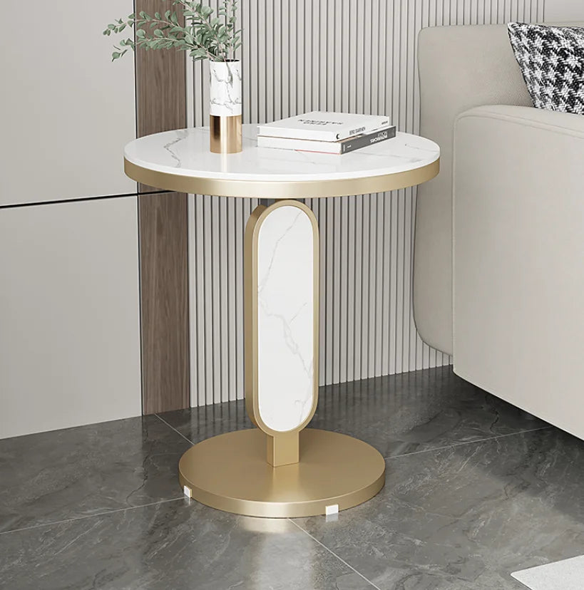 Modern Luxury Round Glass Top Coffee Table
