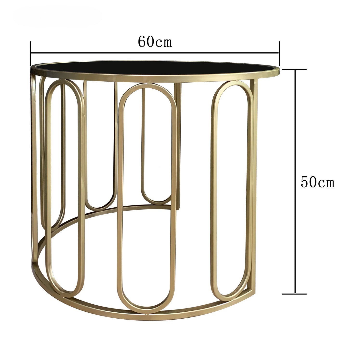 Sets Design Modern Gold Iron Metal Top Living Room Sofa Side Simple End Coffee Table