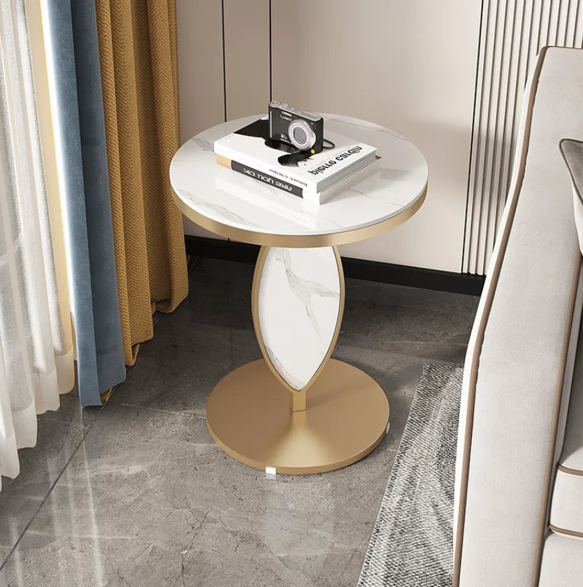 Side Table Sofa Nordic Accent Tea End Furniture Luxury Gold Modern Bed Marble Coffee Side Table for Living Room Bedroom