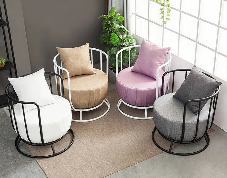 Lazy Sofa Single Balcony Lying Small Sofa Living Room Ins Style Children's Sofa Chair Reading Corner