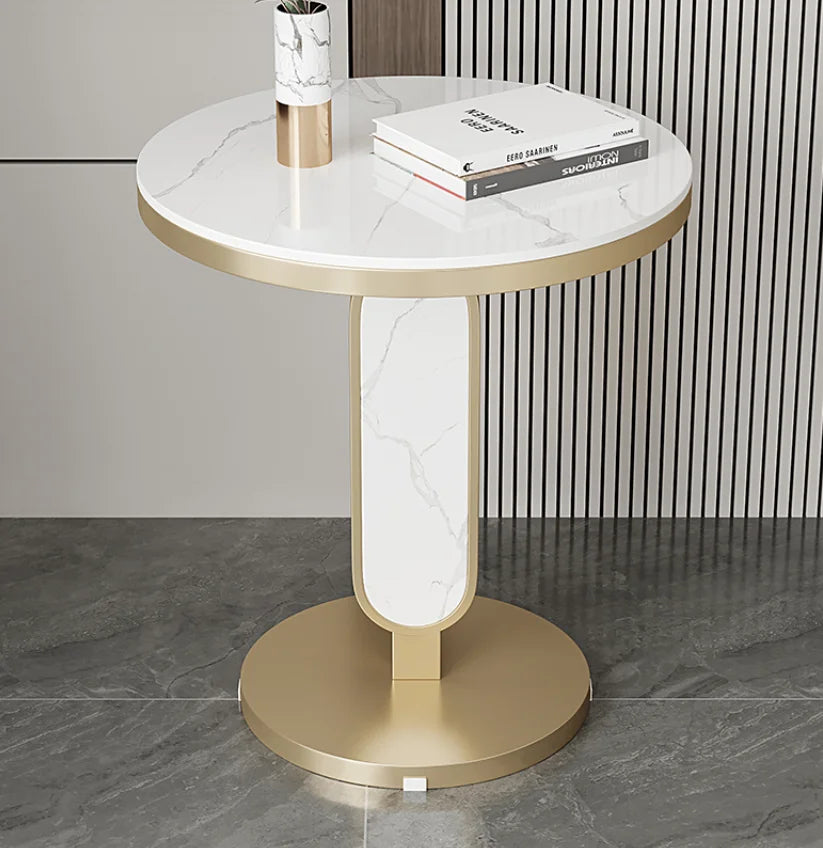 Modern Luxury Round Glass Top Coffee Table