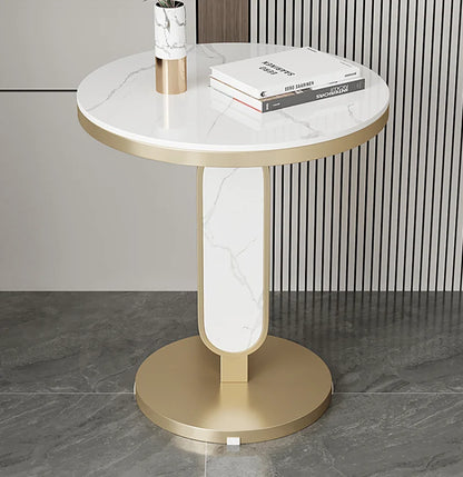 Modern Luxury Round Glass Top Coffee Table