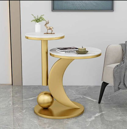 Living Room Sofa Side Table Modern Simple Iron Balcony Table Nordic Bedside Cabinet Small Tea Table