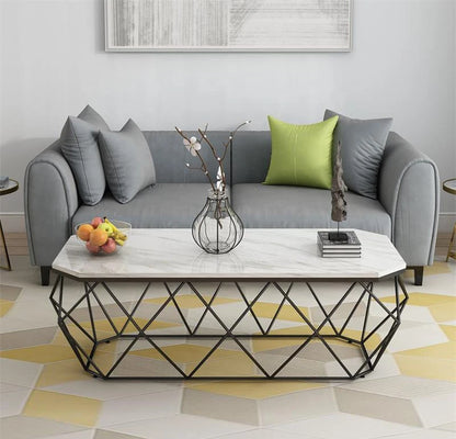 The Merchant Nordic Modern Minimalist Style Golden Coffee Table