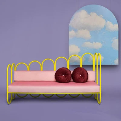 Nordic Lazy Sofa Modern Minimalist Sofa Bench Leisure Home Restaurant Card Seat Back Long Soft Stool