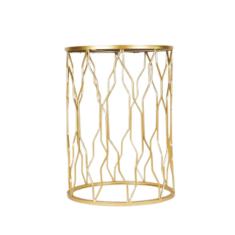 Coffee Tables Set Modern Classic Design Side End Table Luxury Golden Mirror Speaker Metal Iron Living Room Furniture 1 Nest Ming