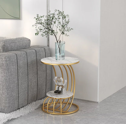 Modern Wooden Top End Table Coffee Top Storage Side Tables Tea Table